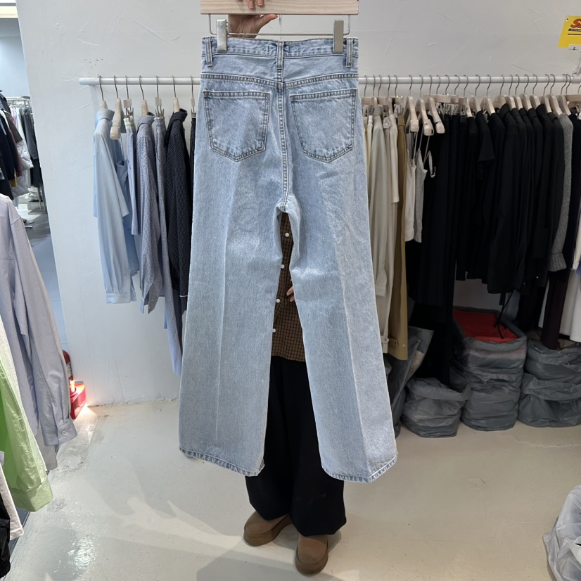 FLORAL韓國直郵女裝新品人氣職業時尚推薦熱賣真品牛仔褲FLORAL牛仔褲