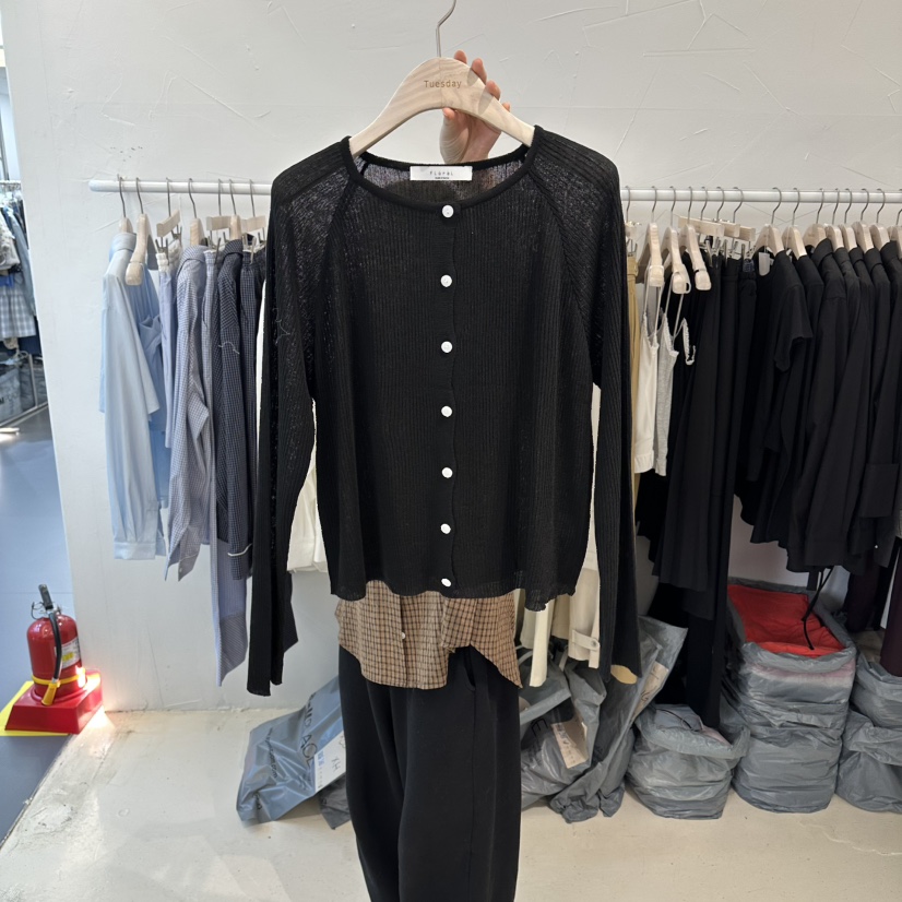 FLORAL韓國直郵女士新品26春夏推薦時尚真品職業人氣針織衫FLORAL針織衫圖色2