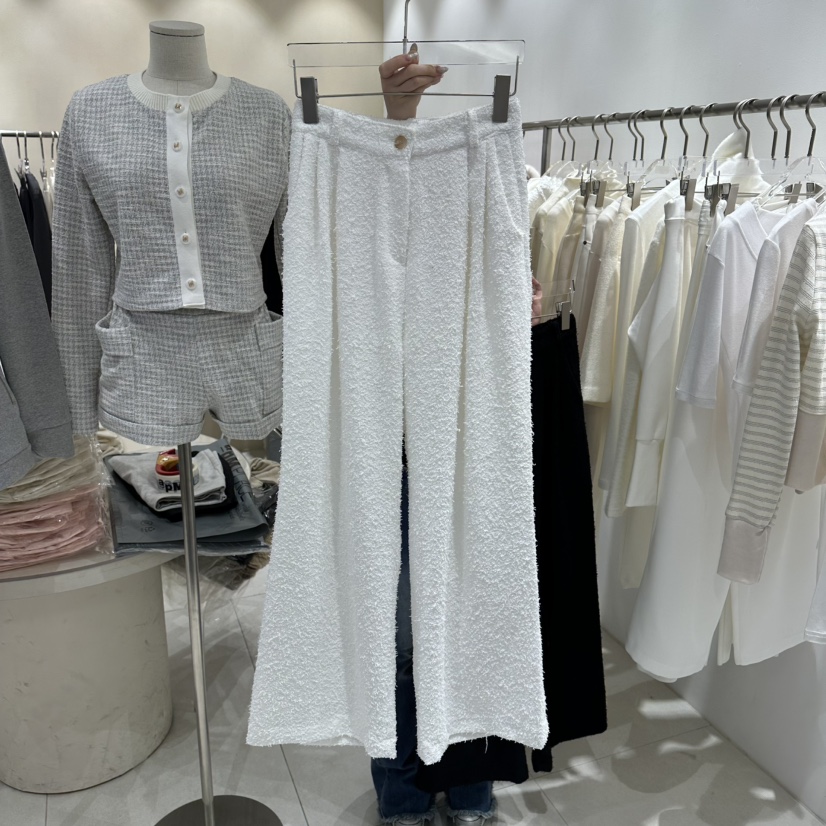 LAFFINE-P東大門實拍女裝新品推薦休閑熱賣休閑褲粗花呢LAFFINE-P休閑褲圖色2