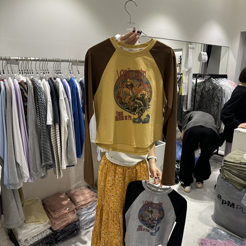 COMBO韓國代購女裝新品真品26春夏時尚熱賣推薦人氣長袖T恤COM_BO長袖T恤圖色3