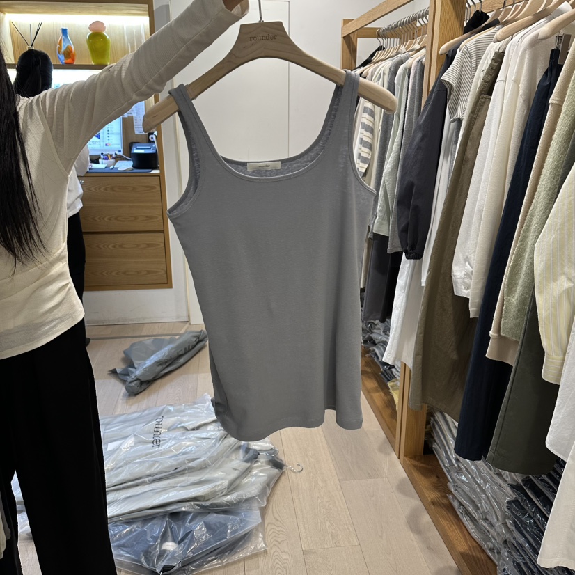 ROUNDER韓國代購女士新品26春夏職業推薦人氣熱賣吊帶背心ROUNDER吊帶/背心圖色4