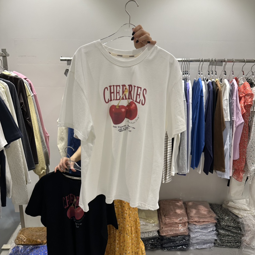 COMBO東大門直郵女士新款時尚人氣真品熱賣職業休閑26春夏T恤COM_BOT恤圖色1