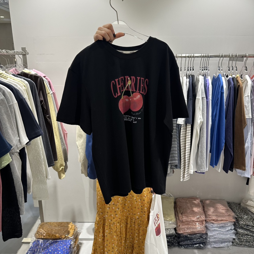 COMBO東大門直郵女士新款時尚人氣真品熱賣職業休閑26春夏T恤COM_BOT恤圖色2