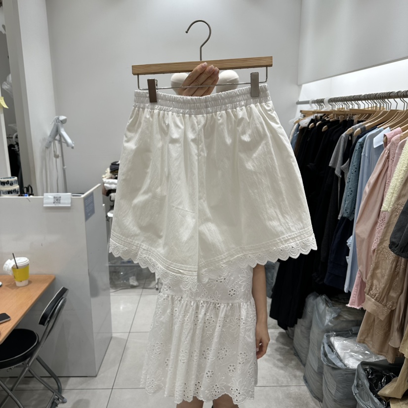 XPARTY韓國直郵女士新款休閑職業推薦時尚26春夏短褲褶裥XPARTY短褲