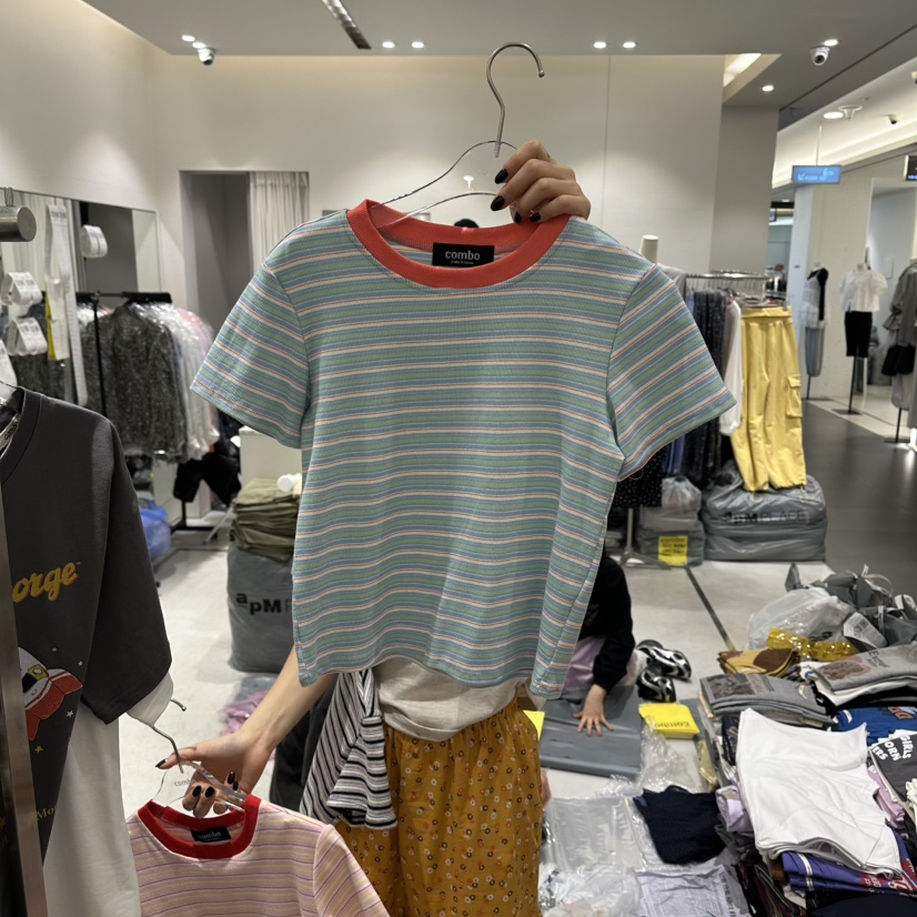 COMBO東大門代購女士新款真品推薦26春夏休閑時尚熱賣T恤COM_BOT恤圖色3