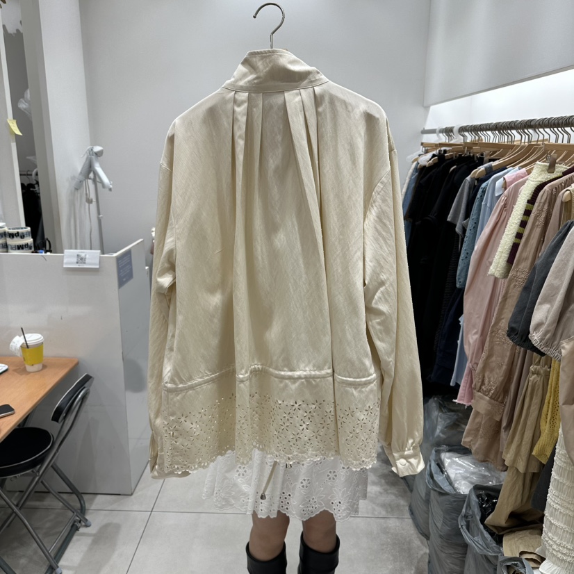 XPARTY韓國代購女士新款26春夏職業人氣休閑夾克高領拉鏈衫XPARTY夾克