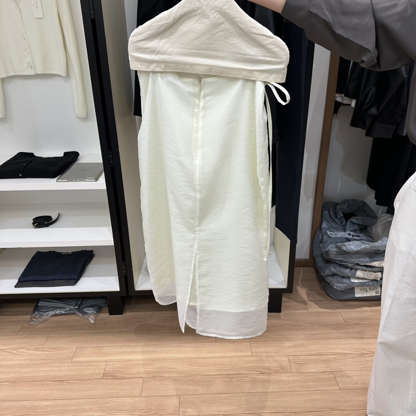 MUYBIEN東大門代購女士新款真品人氣休閑推薦26春夏長裙透明MUYBIEN長裙