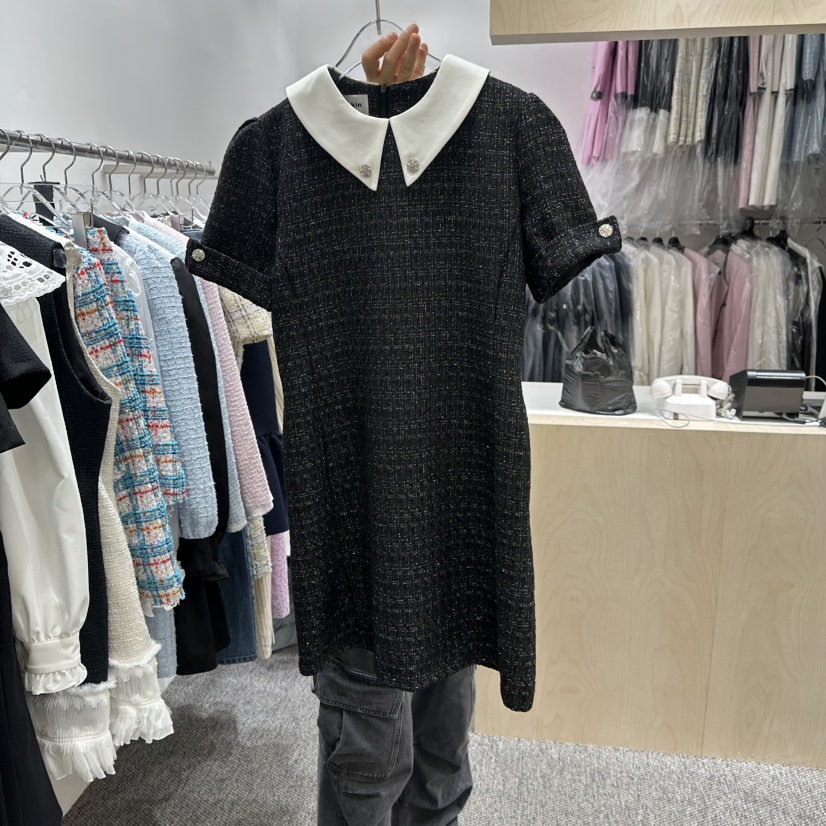 NAPKIN韓國代購女士新品職業人氣時尚26春夏休閑推薦連衣裙NAPKIN連衣裙圖色1