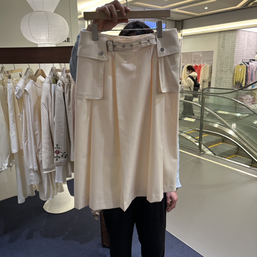 FURE韓國直郵女士新款真品職業休閑推薦時尚人氣長裙系帶FURE長裙