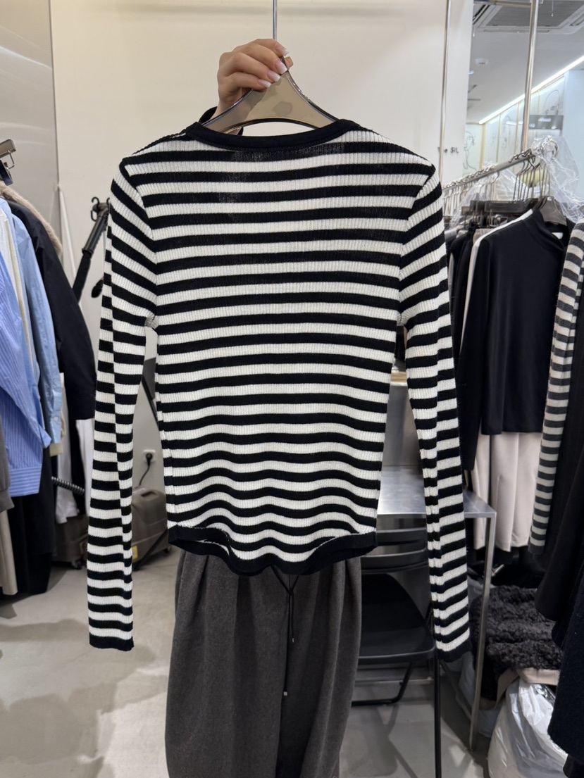 THE SIL韓國直郵女士新款時尚熱賣推薦休閑職業26春夏針織衫THE SIL/1 2ILLY針織衫