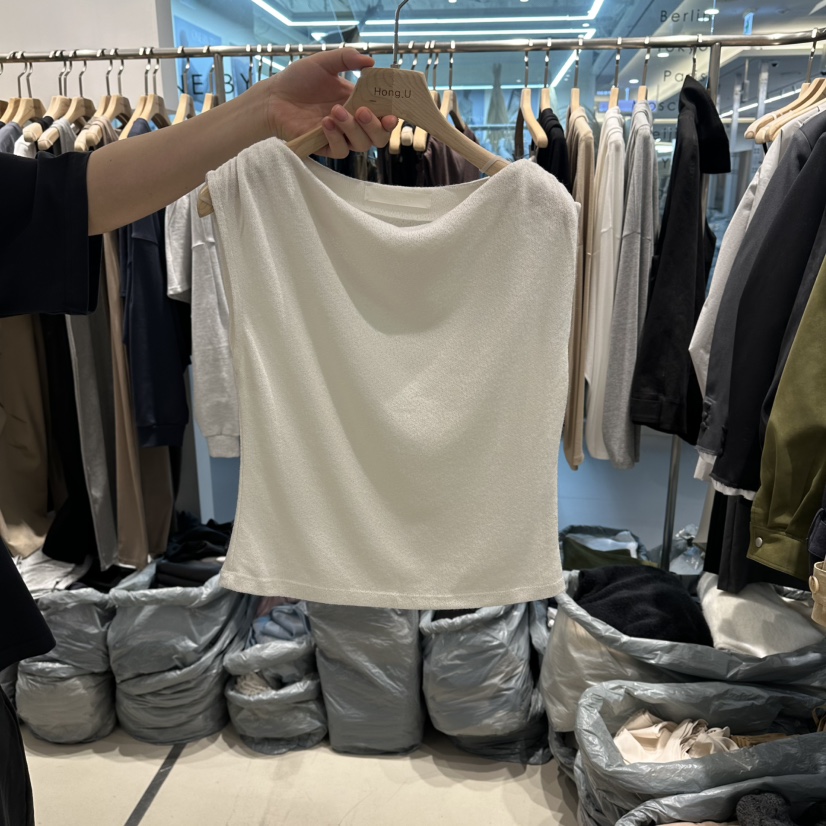 HONG.U東大門實拍女士新款推薦人氣休閑熱賣時尚吊帶背心HONG.U吊帶/背心圖色1