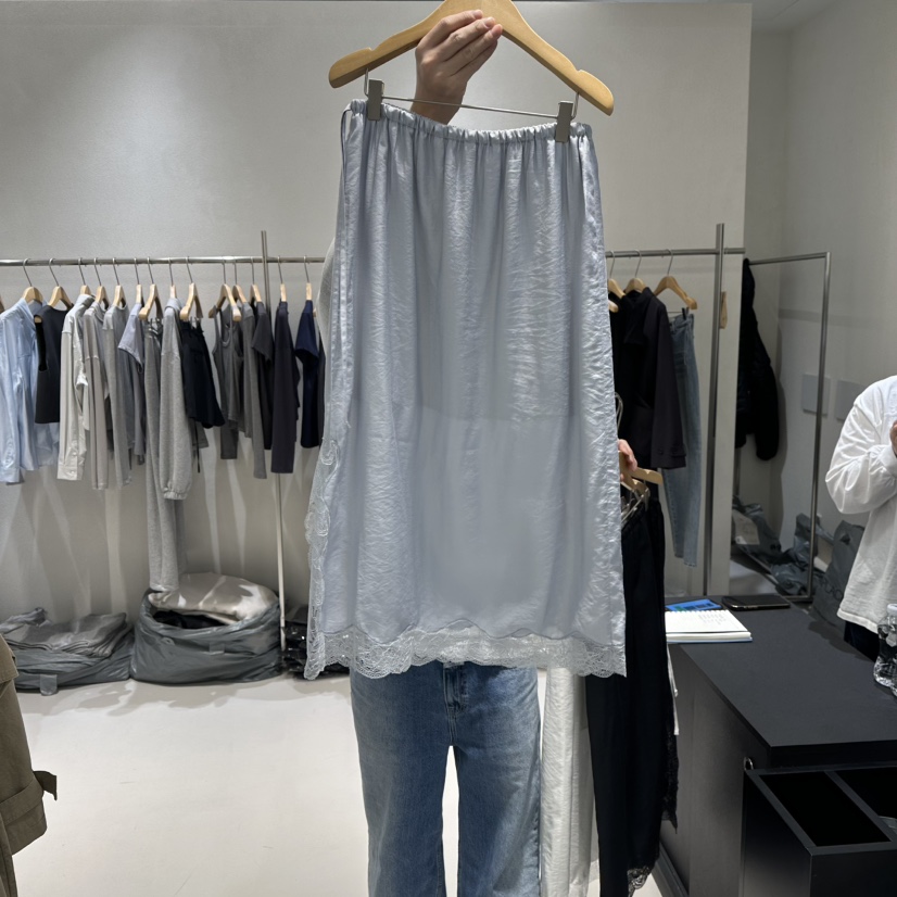 OVU韓國代購女裝新款職業人氣真品時尚休閑推薦熱賣26春夏長裙OVU長裙