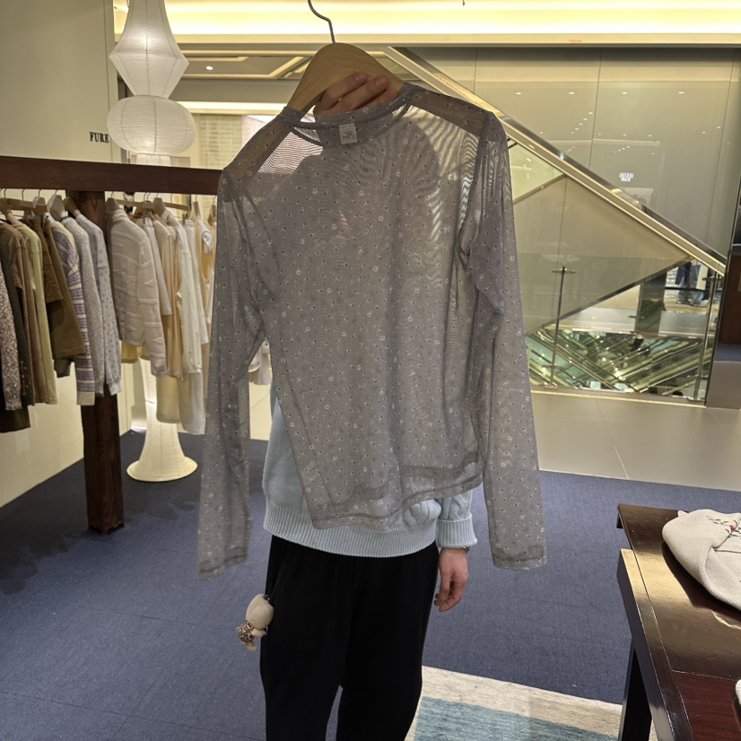 FURE東大門實拍女士新品職業人氣時尚26春夏推薦真品長袖T恤FURE長袖T恤