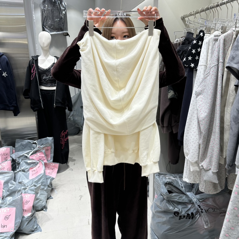 KIKI東大門代購女裝新款人氣熱賣休閑26春夏推薦時尚衛衣KIKI衛衣