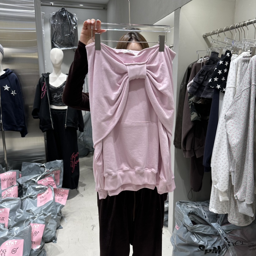 KIKI東大門代購女裝新款人氣熱賣休閑26春夏推薦時尚衛衣KIKI衛衣圖色2