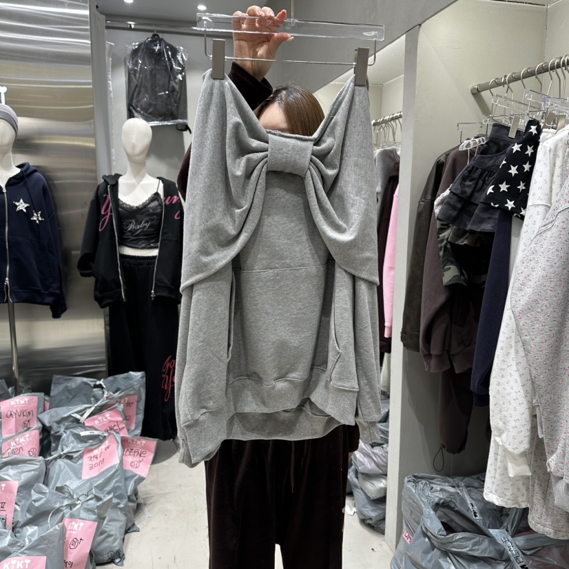 KIKI東大門代購女裝新款人氣熱賣休閑26春夏推薦時尚衛衣KIKI衛衣圖色3