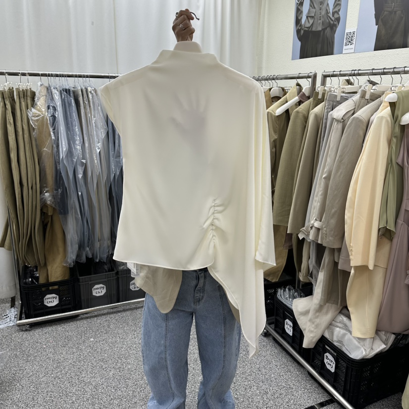 ONEBYTWO東大門代購女士新品推薦職業人氣26春夏襯衫蕾絲衫ONE BY TWO襯衫/蕾絲衫圖色1