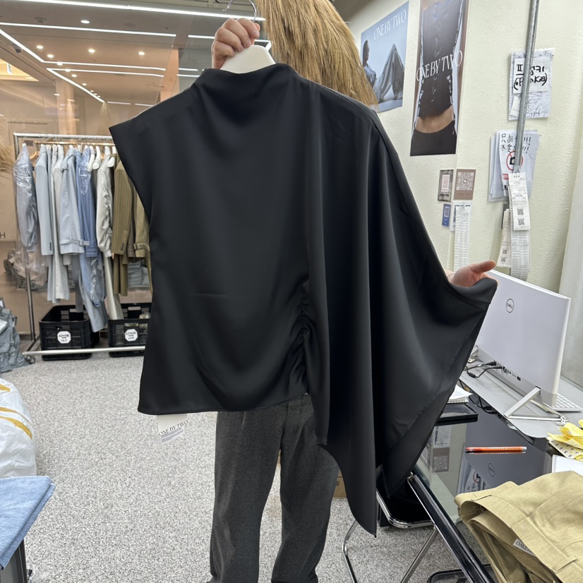 ONEBYTWO東大門代購女士新品推薦職業人氣26春夏襯衫蕾絲衫ONE BY TWO襯衫/蕾絲衫圖色4