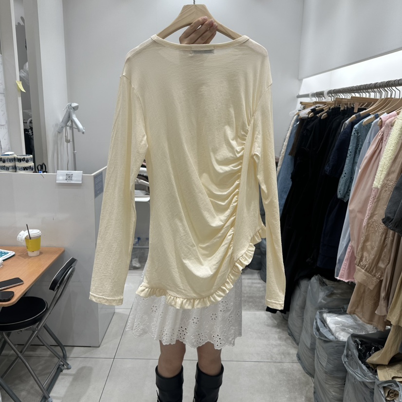 XPARTY東大門直郵女士新品休閑人氣時尚熱賣26春夏長袖T恤XPARTY長袖T恤