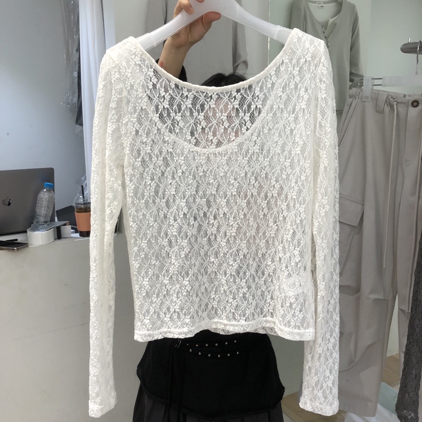 AUBE韓國代購女裝新款人氣26春夏熱賣職業時尚長袖T恤兩面穿AUBE長袖T恤圖色2