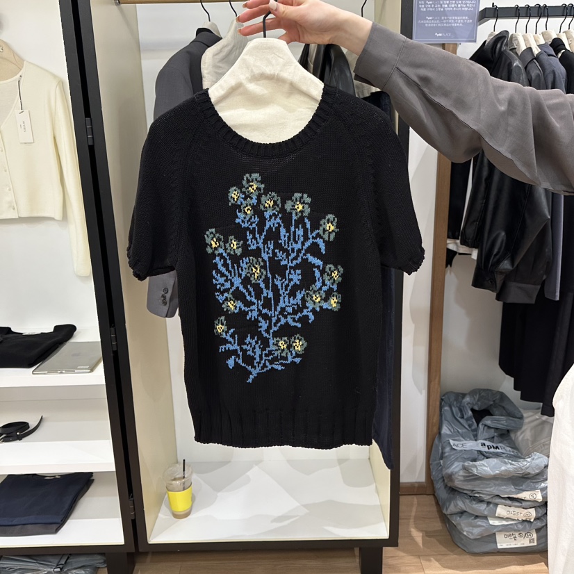 MUYBIEN東大門直郵女士新品時尚推薦熱賣休閑人氣針織衫棉MUYBIEN針織衫圖色2