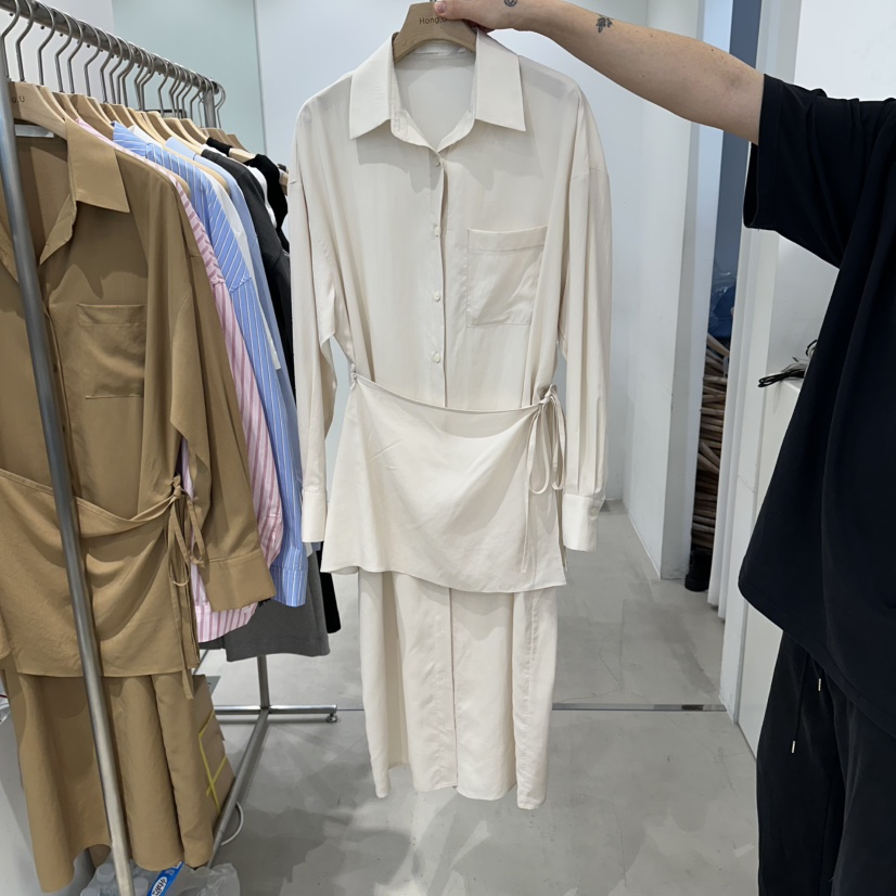 HONG.U韓國代購女士新款真品休閑職業時尚26春夏人氣連衣裙HONG.U連衣裙圖色2