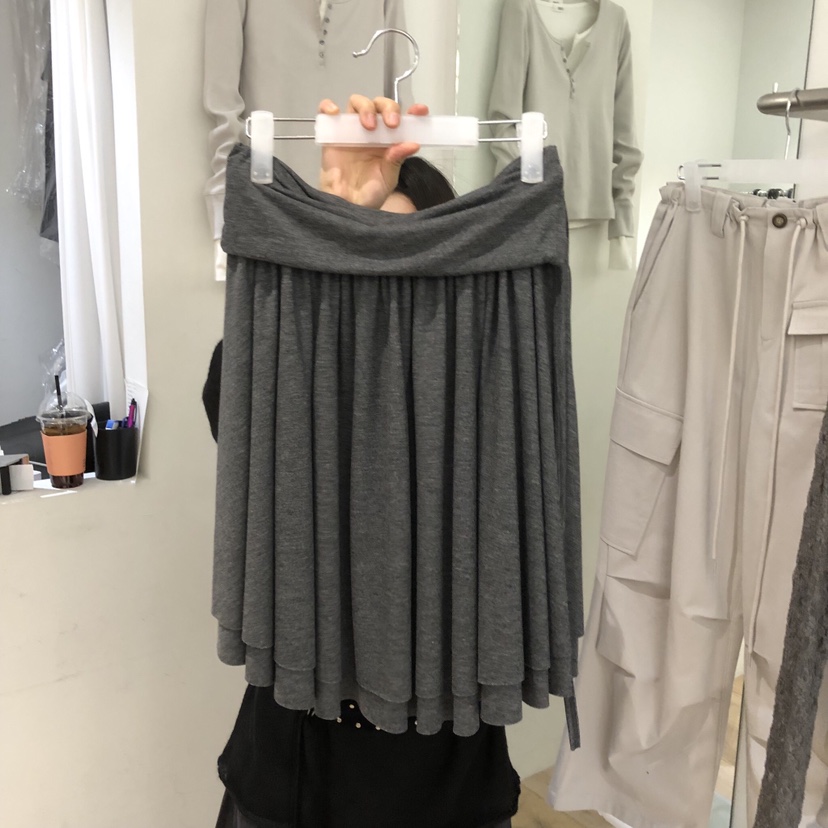 AUBE東大門實拍女裝新品人氣熱賣職業真品26春夏半身裙中短裙AUBE半身裙/中短裙圖色2