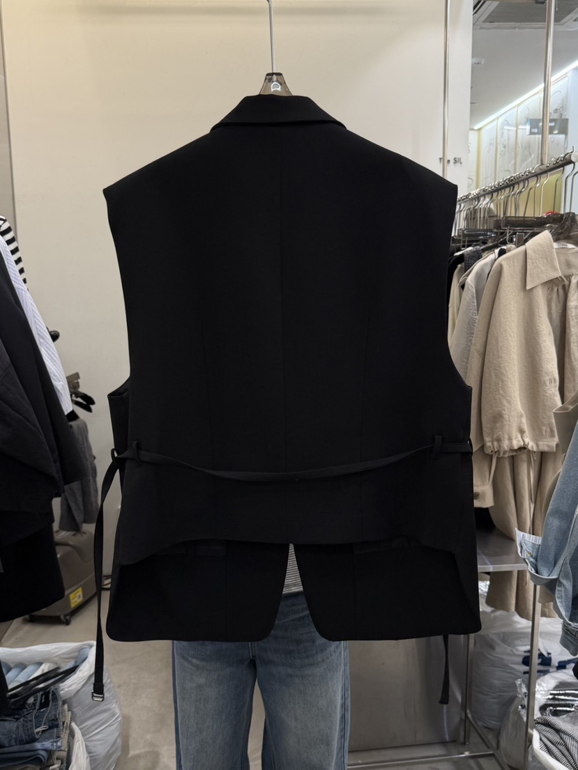 THE SIL東大門直郵女裝新款熱賣推薦真品26春夏馬甲含腰帶THE SIL/1 2ILLY馬甲