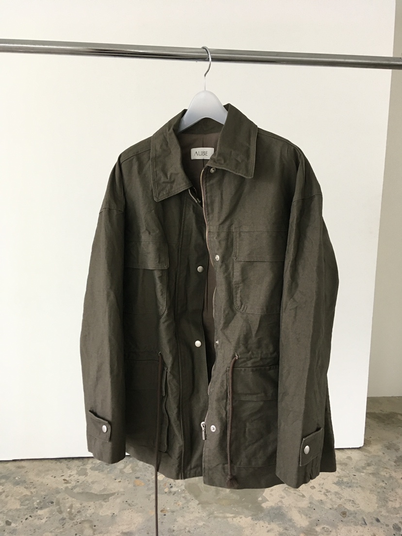 AUBE韓國代購女士新款推薦時尚真品熱賣26春夏休閑夾克褶皺AUBE夾克