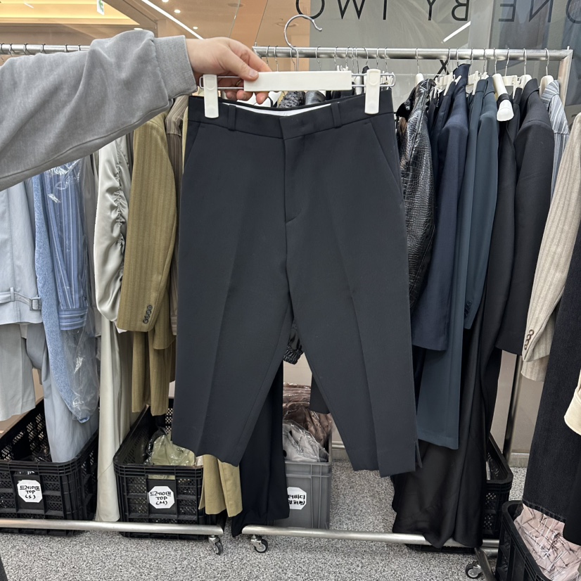 ONEBYTWO韓國代購女裝新品26春夏職業休閑人氣時尚熱賣短褲ONE BY TWO短褲圖色2