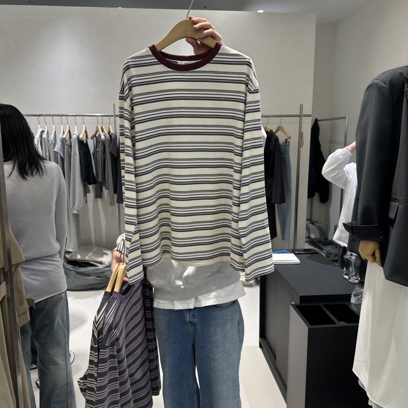 OVU東大門實拍女裝新品人氣推薦26春夏真品時尚熱賣長袖T恤OVU長袖T恤圖色1