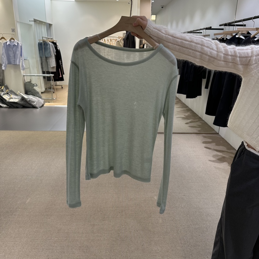 VEGETABLE東大門代購女士新款真品時尚26春夏休閑長袖T恤VEGETABLE長袖T恤圖色3