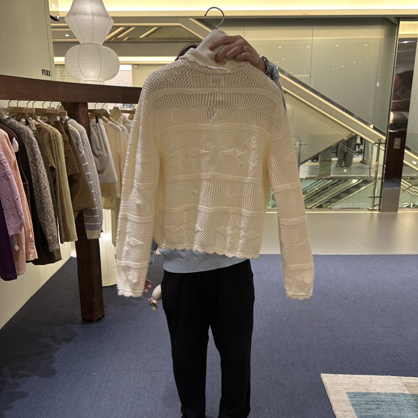 FURE東大門實拍女士新品休閑真品熱賣人氣時尚針織衫手工FURE針織衫