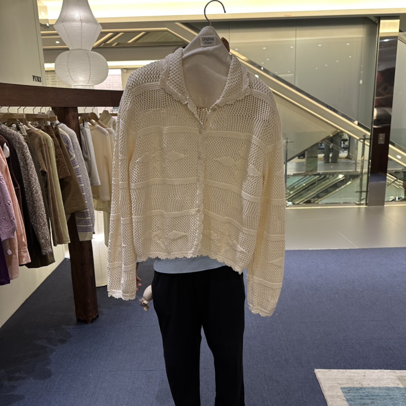 FURE東大門實拍女士新品休閑真品熱賣人氣時尚針織衫手工FURE針織衫圖色2