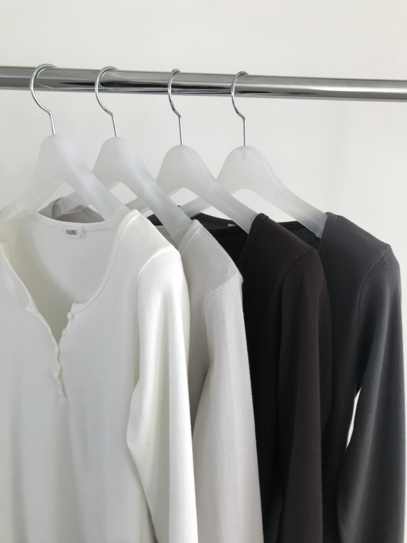 AUBE韓國直郵女士新品職業人氣推薦時尚真品26春夏長袖T恤AUBE長袖T恤