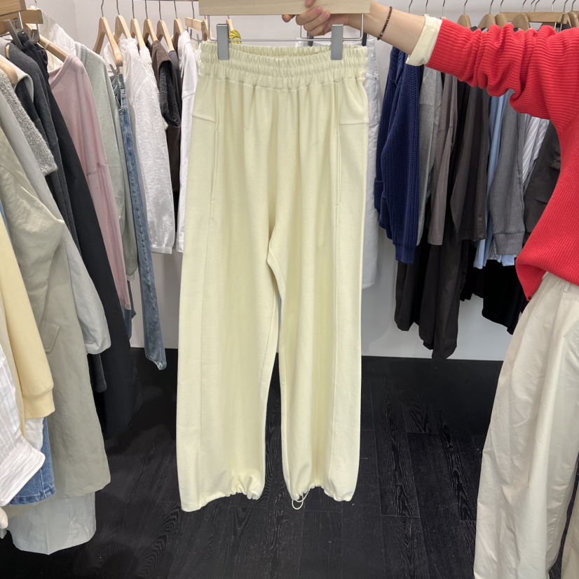 TAFFETA/MURET東大門實拍女士新款26春夏時尚休閑褲柔軟TAFFETA/MURET休閑褲圖色1