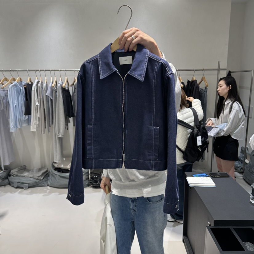 OVU韓國代購女士新品休閑熱賣人氣26春夏推薦時尚真品夾克OVU夾克圖色2