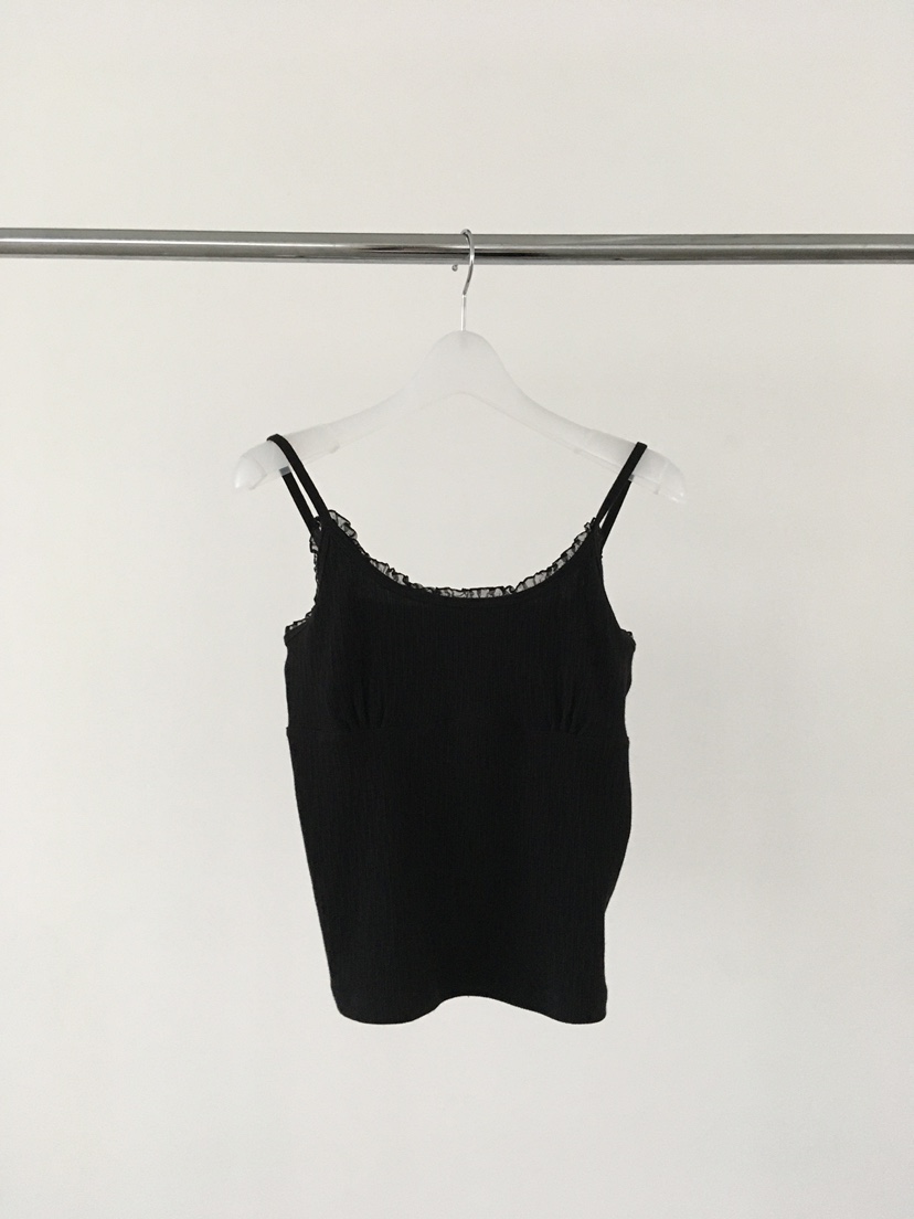 AUBE韓國代購女裝新款時尚熱賣人氣職業推薦吊帶背心褶皺AUBE吊帶/背心圖色4