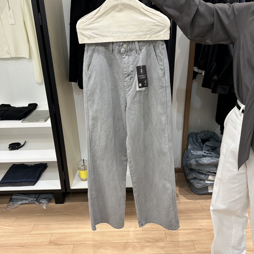 MUYBIEN韓國直郵女士新款時尚熱賣推薦真品職業26春夏牛仔褲MUYBIEN牛仔褲圖色1