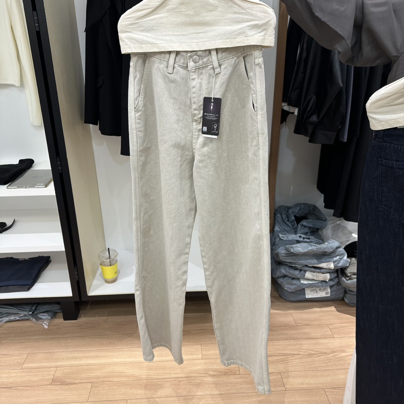 MUYBIEN韓國直郵女士新款時尚熱賣推薦真品職業26春夏牛仔褲MUYBIEN牛仔褲圖色2