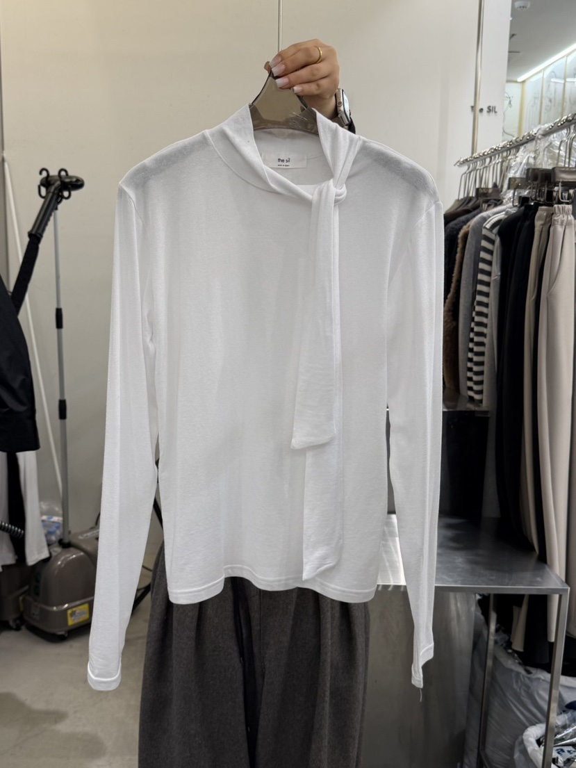 THE SIL東大門代購女士新款職業人氣真品推薦26春夏長袖T恤THE SIL/1 2ILLY長袖T恤圖色1