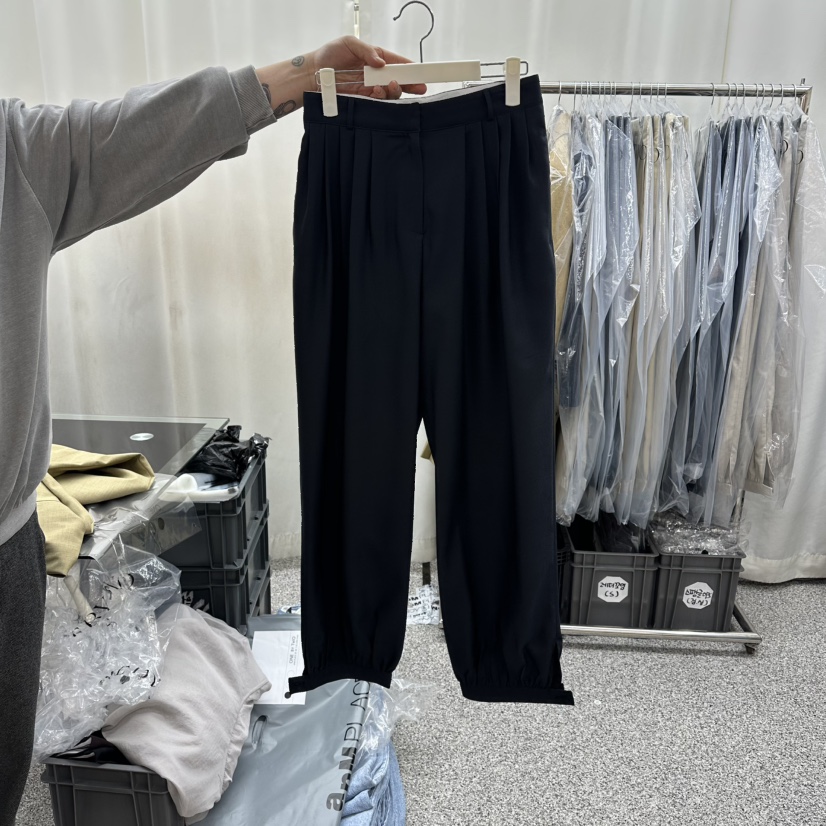 ONEBYTWO東大門代購女士新款推薦休閑26春夏真品休閑褲口袋ONE BY TWO休閑褲圖色3