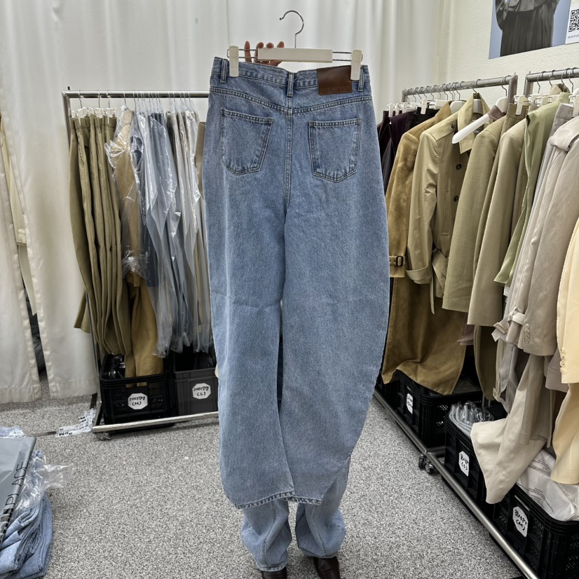 ONEBYTWO韓國直郵女裝新款職業熱賣真品休閑推薦26春夏牛仔褲ONE BY TWO牛仔褲