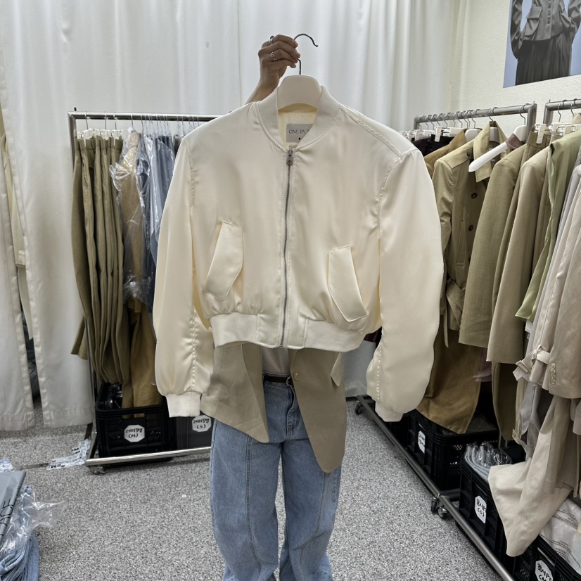 ONEBYTWO東大門直郵女士新品26春夏人氣推薦時尚職業夾克ONE BY TWO夾克圖色1