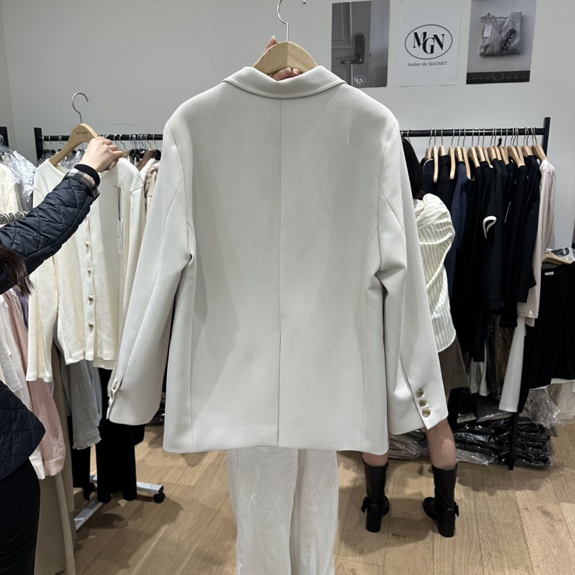 M.G.N東大門代購女裝新品真品職業時尚26春夏人氣休閑夾克MAGNET夾克