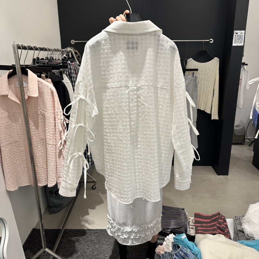 A.CES東大門直郵女裝新款熱賣休閑時尚推薦職業襯衫蕾絲衫A.CES襯衫/蕾絲衫