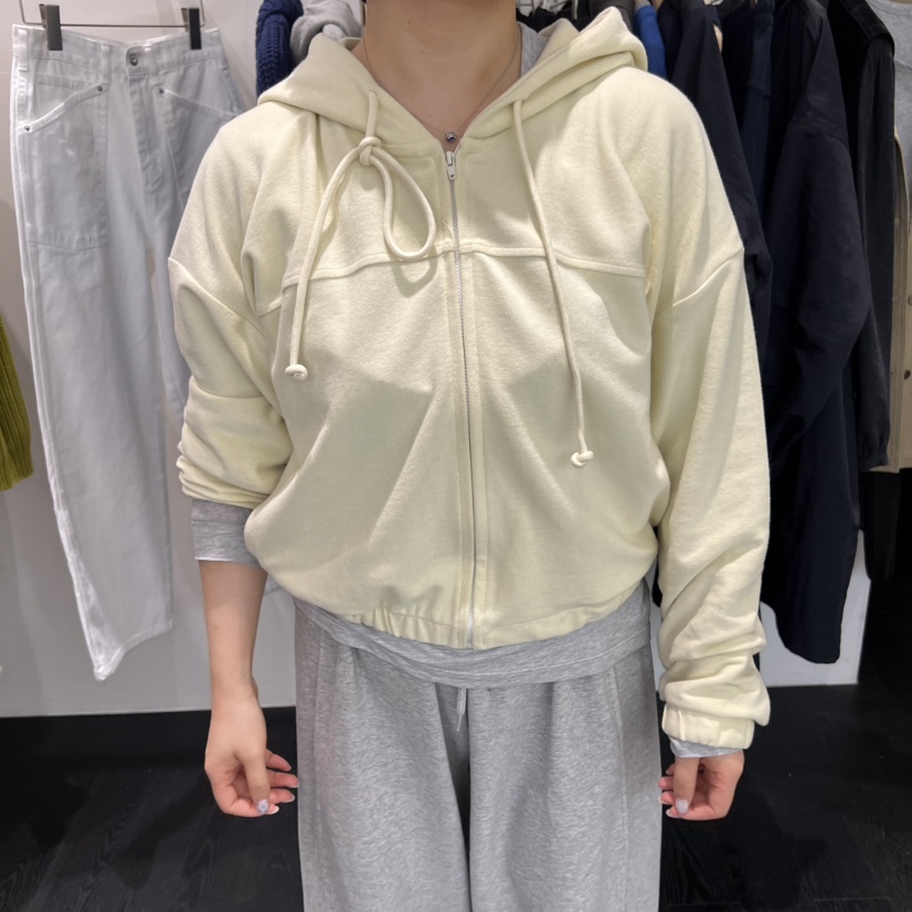 TAFFETA/MURET韓國直郵女士新品真品夾克連帽拉鏈衫毛圈布柔軟TAFFETA/MURET夾克圖色2