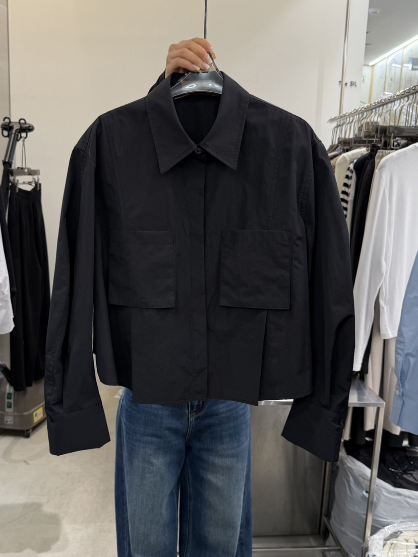 THE SIL東大門實拍女士新品推薦職業休閑襯衫蕾絲衫口袋THE SIL/1 2ILLY襯衫/蕾絲衫圖色2