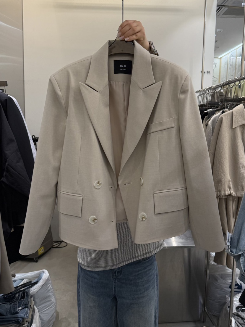 THE SIL韓國直郵女士新款真品時尚休閑26春夏職業熱賣夾克THE SIL/1 2ILLY夾克圖色1