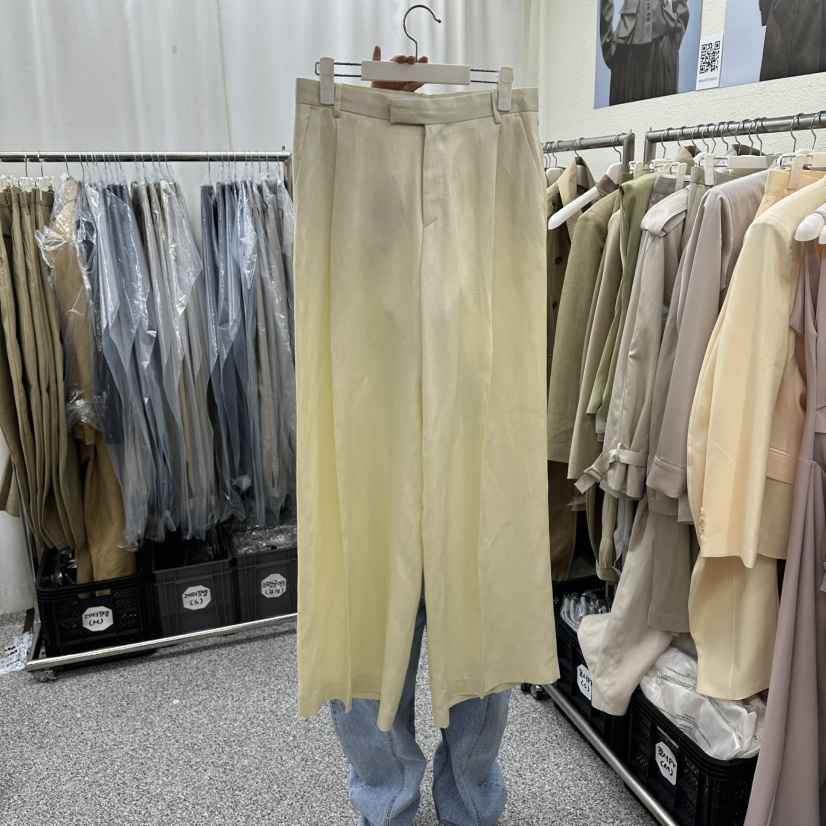 ONEBYTWO韓國直郵女裝新品推薦26春夏人氣真品時尚休閑褲ONE BY TWO休閑褲圖色1